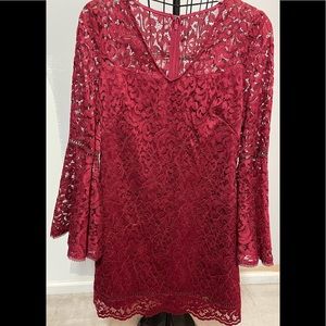 White House Black Market Bell Sleeve Dress